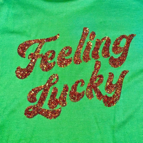 LANE BRYANT Feeling Lucky Graphic Tee - 18/20 Bright Green - Picture 11 of 12